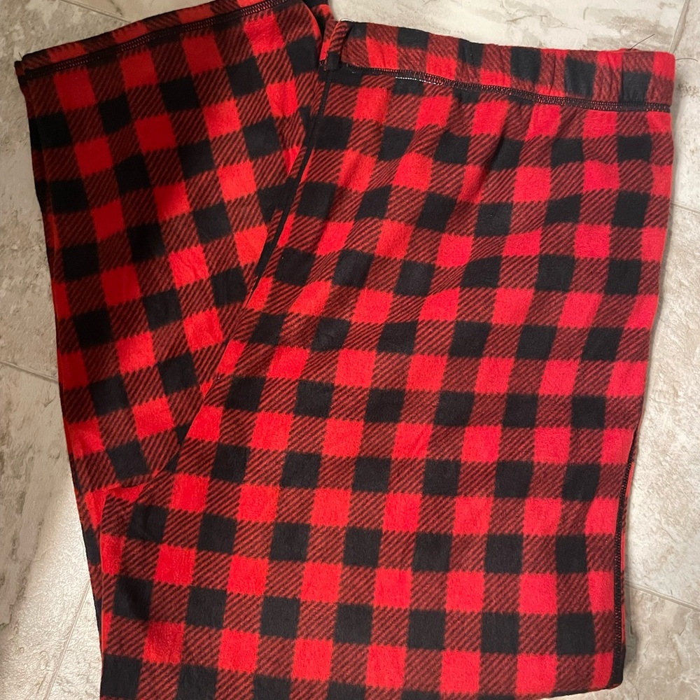 Red/Black Plaid Pajama Pants